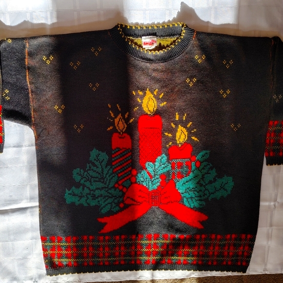 Vintage Holiday Time Christmas Sweater Extra Large or Oversized for any body. - Picture 1 of 7